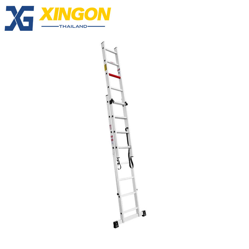บันไดพาด2ตอนปรับกางเป็นทรงเอได้9+9ขั้น XG-116A2x9 - Image 2