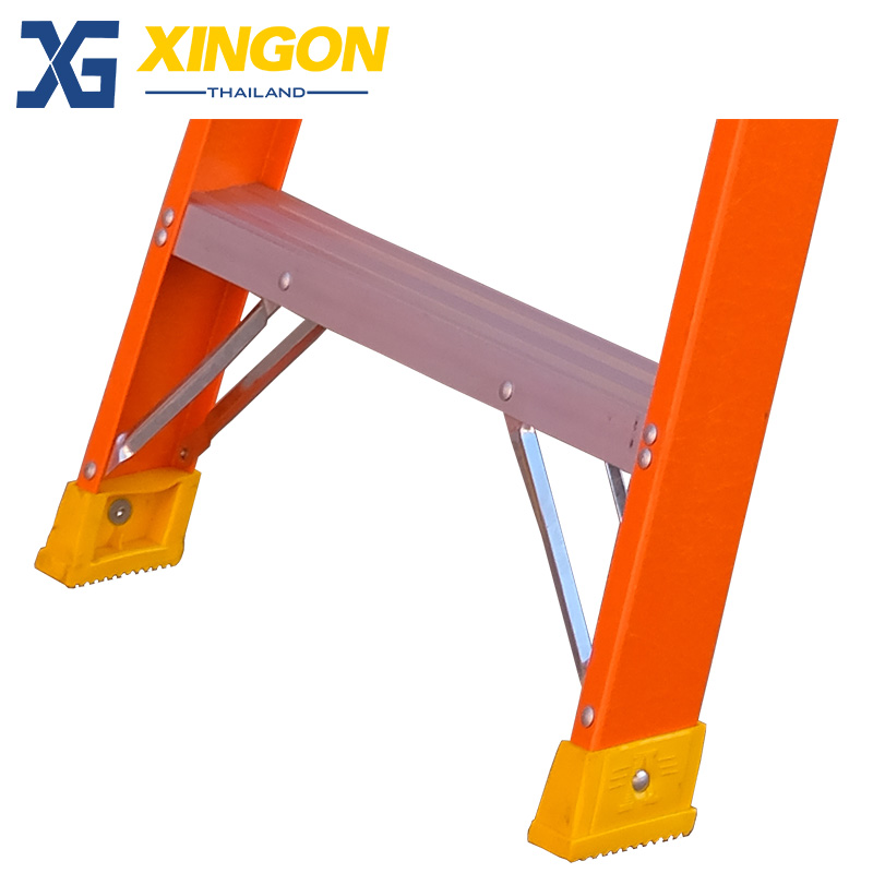 บันไดไฟเบอร์กลาสแพลตฟอร์ม9ฟุตมีขาค้ำ XG-152F9 - Image 4