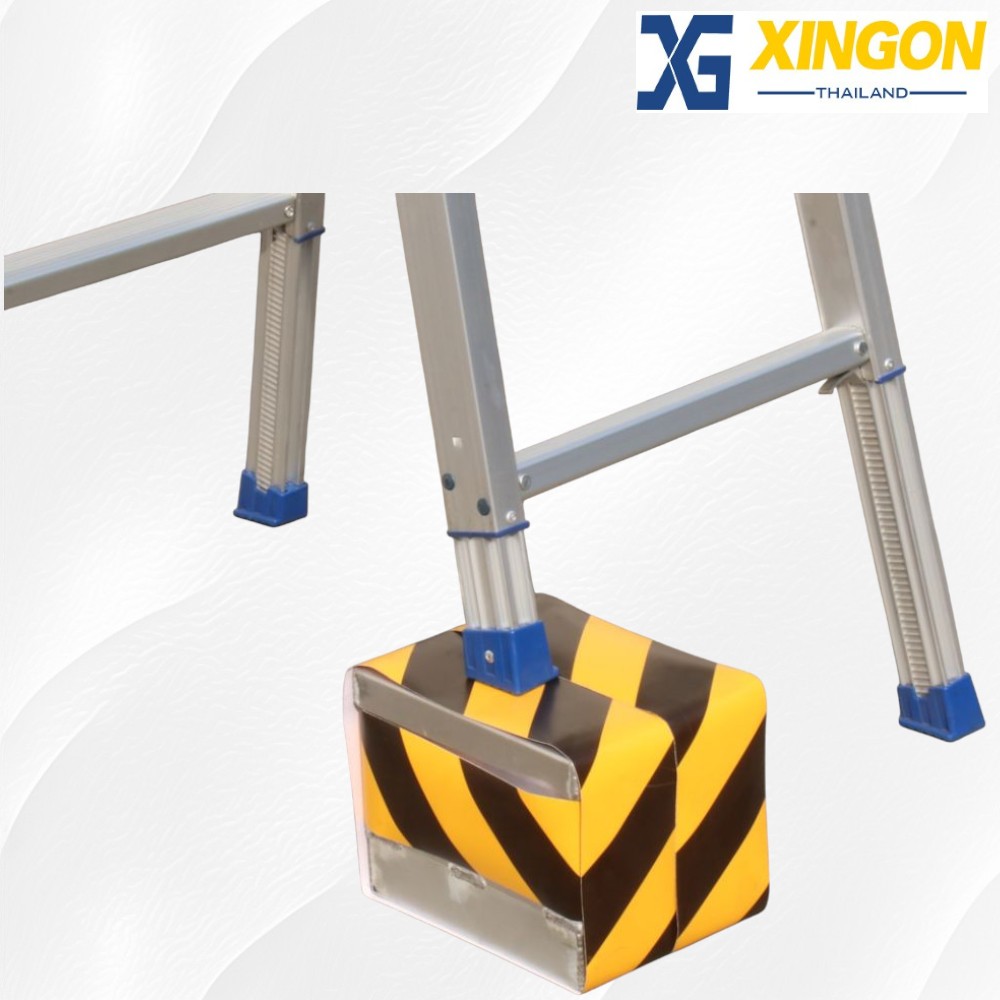 บันไดอลูมิเนียมทรงเอขาปรับระดับได้5+5ขั้น XG-150S5 - Image 2